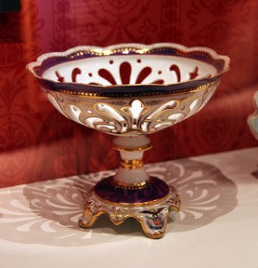 bowl, antique bowl, antique, pedestal bowl,