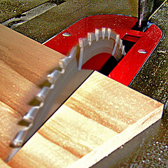 table saw, board cutting, saw blade,