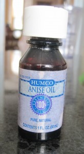 Bottle of Anise oil, anise oil,